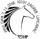 Protected horse breeds - Lipizzan. Postmarks of Croatia 07.11.2018