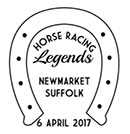 Horse Racing legends. Postmarks of Great Britain 06.04.2017