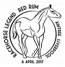 Racehorse Legends. Red Rum. Postmarks of Great Britain 06.04.2017