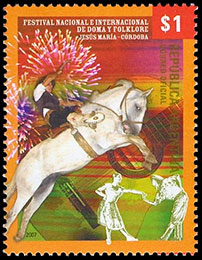 Национальные фестивали (I). Почтовые марки Аргентины.