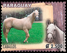 Horses. Postage stamps of Paraguay.