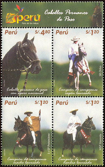 Peruano Paso Horses. Chronological catalogs.