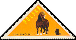 Horse breeds . Postage stamps of Poland 1963-12-31 12:00:00