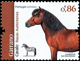 Local breeds of domestic animals (III). Postage stamps of Portugal.