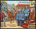 1919, THE END OF WORLD WAR I. Postage stamps of Romania