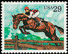 Спортивные лошади. Почтовые марки Соединенные Штаты Америки (США) 1993-05-01 12:00:00