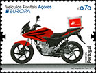 Europa 2013.The Postman Van. Postage stamps of Portugal. Azores 2013-05-09 12:00:00