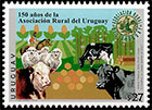 150th Anniversary Rural Association of Uruguay . Postage stamps of Uruguay
