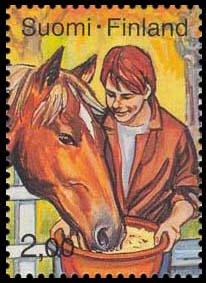 Hobbies of youth - horseback riding . Chronological catalogs.