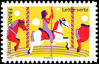 The Funfair. Postage stamps of France