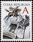 Winner over Time. Postage stamps of Czech Republic