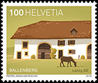 50 years Ballenberg Museum. Postage stamps of Switzerland