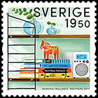 Ретро. Почтовые марки Швеции