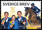 Horses: from a toy to a gold medal. Postage stamps of Sweden