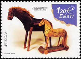 EUROPA 2015. Old toys. Postage stamps of Estonia.