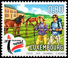 Rural tourism. Postage stamps of Luxembourg