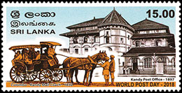 World Post Day. Postage stamps of Sri Lanka 2018-10-09 12:00:00