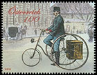Historical Postal Vehicle. Postage stamps of Austria