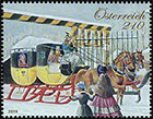 The History of Postal transport (VII). Postage stamps of Austria