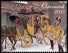 The History of Postal transport (X). Postage stamps of Austria