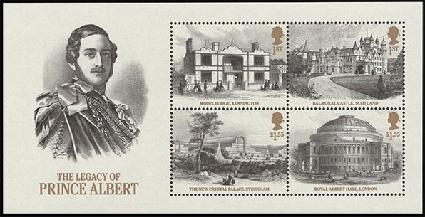 Queen Victoria Bicentenary. Postage stamps of Great Britain.