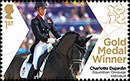 Olympic Games 2012, London. Teams GB - Gold Medal Winners. Postage stamps of Great Britain