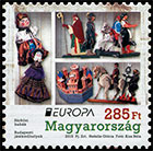 Europa 2015. Old Toys. Postage stamps of Hungary