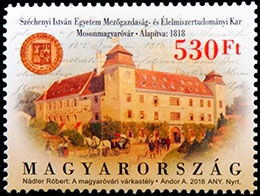 200th Anniversary of Faculty of Agriculture, Mosonmagyaróvár. Postage stamps of Hungary.