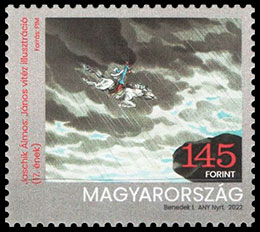 For youth 2022. Year of memory of Sandor Petőfi. Postage stamps of Hungary.