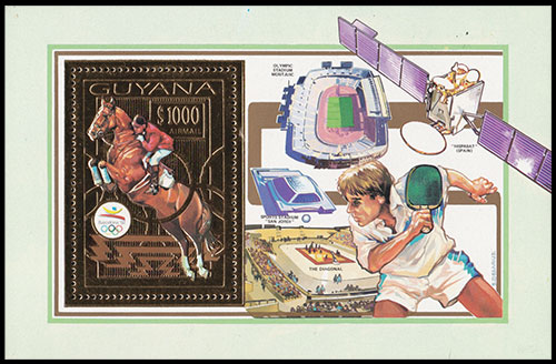 Olympic Games in Barcelona, 1992. Postage stamps of Guyana.
