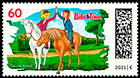 Герои детства. Биби и Тина. Почтовые марки Германия. ФРГ 2021-12-02 12:00:00