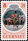 70-летний юбилей свадьбы Королевы Елизаветы II и Принца Филиппа. Почтовые марки Великобритания. Гернси 2017-11-08 12:00:00