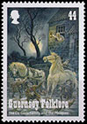 Guernsey Folklore. Postage stamps of Great Britain. Guernsey