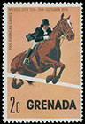 7th Pan-American Games, Mexico City, 1975. Postage stamps of Grenada
