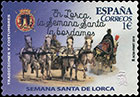 Traditions and Customs. Holy Week. Postage stamps of Spain