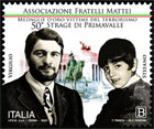50 years of Primavalle massacre. Postage stamps of Italy 2023-04-16 12:00:00
