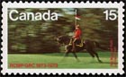 100 лет Королевской канадской конной полиции. Почтовые марки Канада 1973-03-09 12:00:00