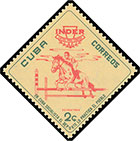 National Sport Institute INDER. Postage stamps of Cuba