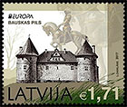 Europa 2017. Palaces and Castles . Postage stamps of Latvia 2017-04-21 12:00:00