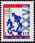 Olympic Games in Atlanta, 1996. Postage stamps of Mexico 1996-07-19 12:00:00
