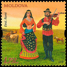 Ethnicity of Moldova. Gypsies. Postage stamps of Moldova 2018-04-20 12:00:00