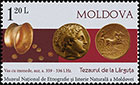 The Lărguţa Treasure. Postage stamps of Moldova