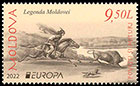 Europe 2022. Stories and myths. Postage stamps of Moldova