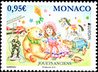 Европа 2015. Старые игрушки. Почтовые марки Монако