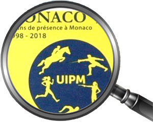 20 Years of the International Union of Modern Pentathlon in Monaco. Postage stamps of Monaco.
