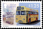 Manx Buses. "All Aboard Please!". Postage stamps of Great Britain. Isle of Man