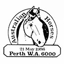 Australian Horses. Postmarks of Australia 21.05.1986