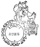К 400-летию польской почты. Штемпеля Польша 08.10.1958