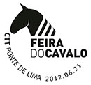 VI Horse Fair in Ponte de Lima. Postmarks of Portugal 21.06.2012