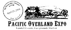 Выставка Pacific Overland Expo. Штемпеля США